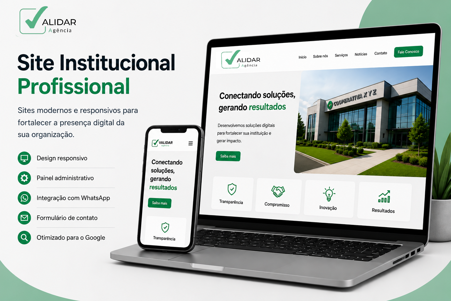 Site Institucional Profissional
